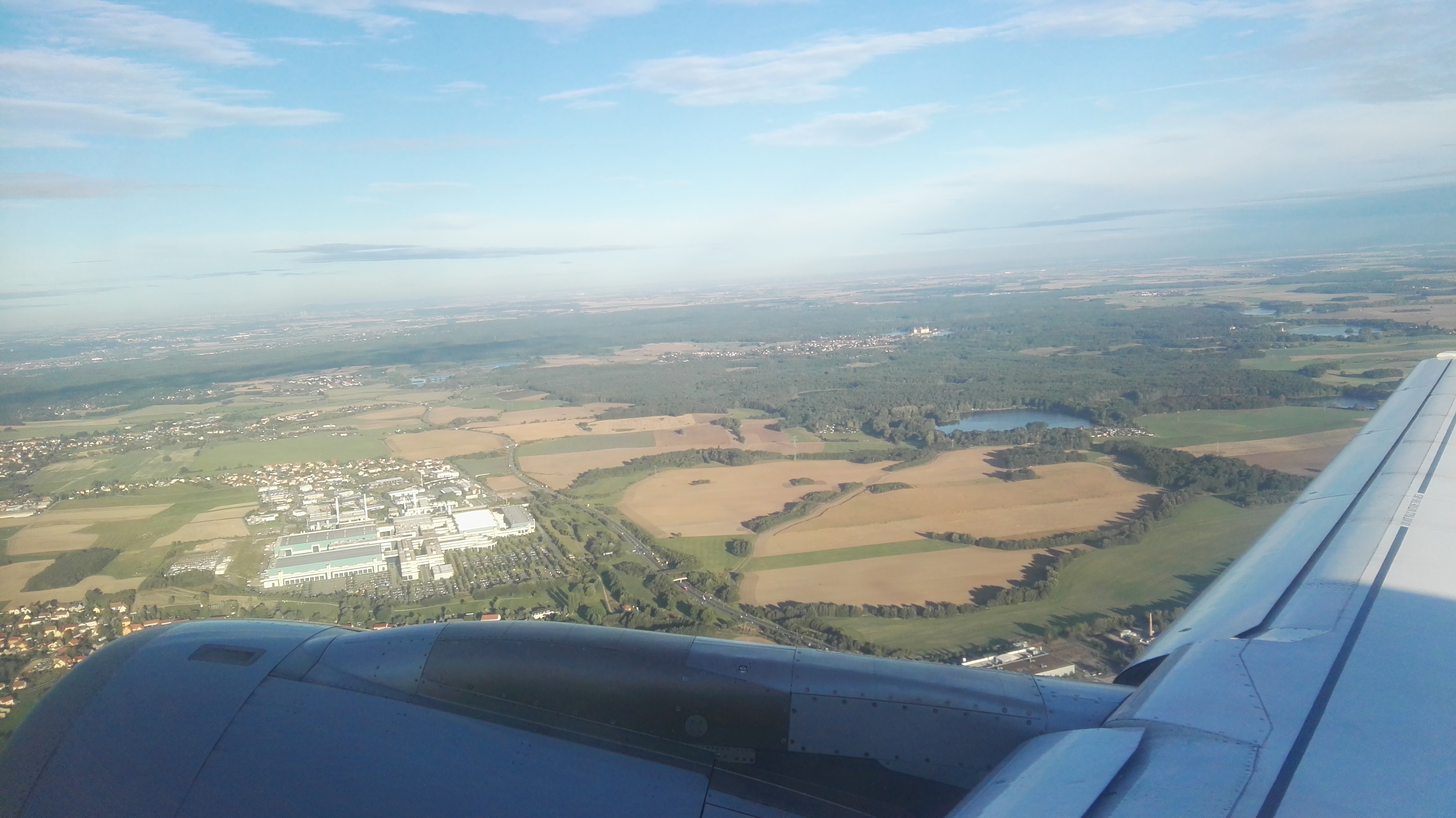 Aerial view of the GlobalFoundries Dresden fab campus