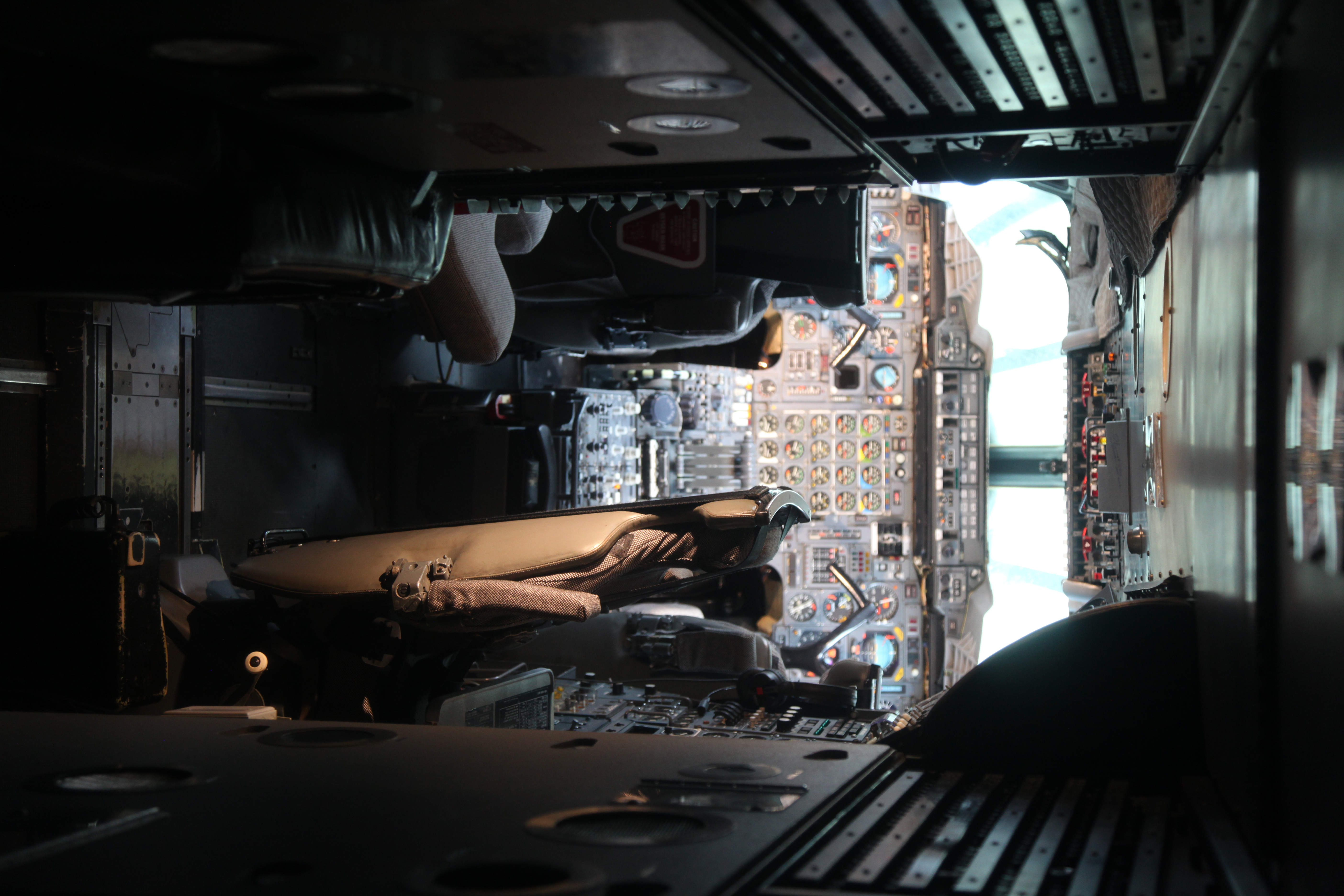 Concorde’s cockpit, preserved at the Museum of Flight near Seattle