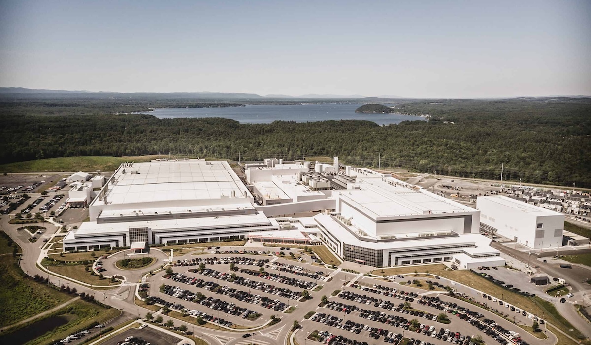 Aerial view of GlobalFoundries Fab 8 in Malta, New York