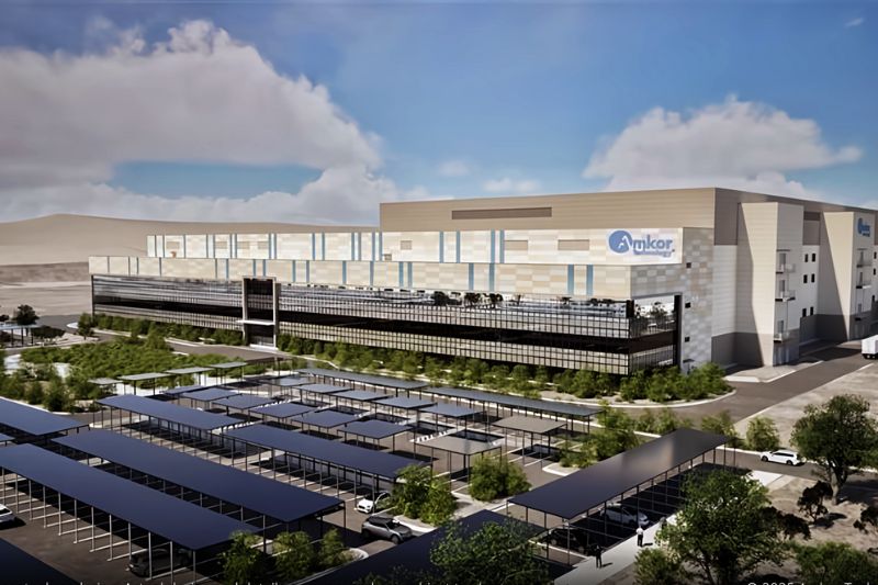 Rendering of Amkor Technology's planned Arizona advanced packaging campus
