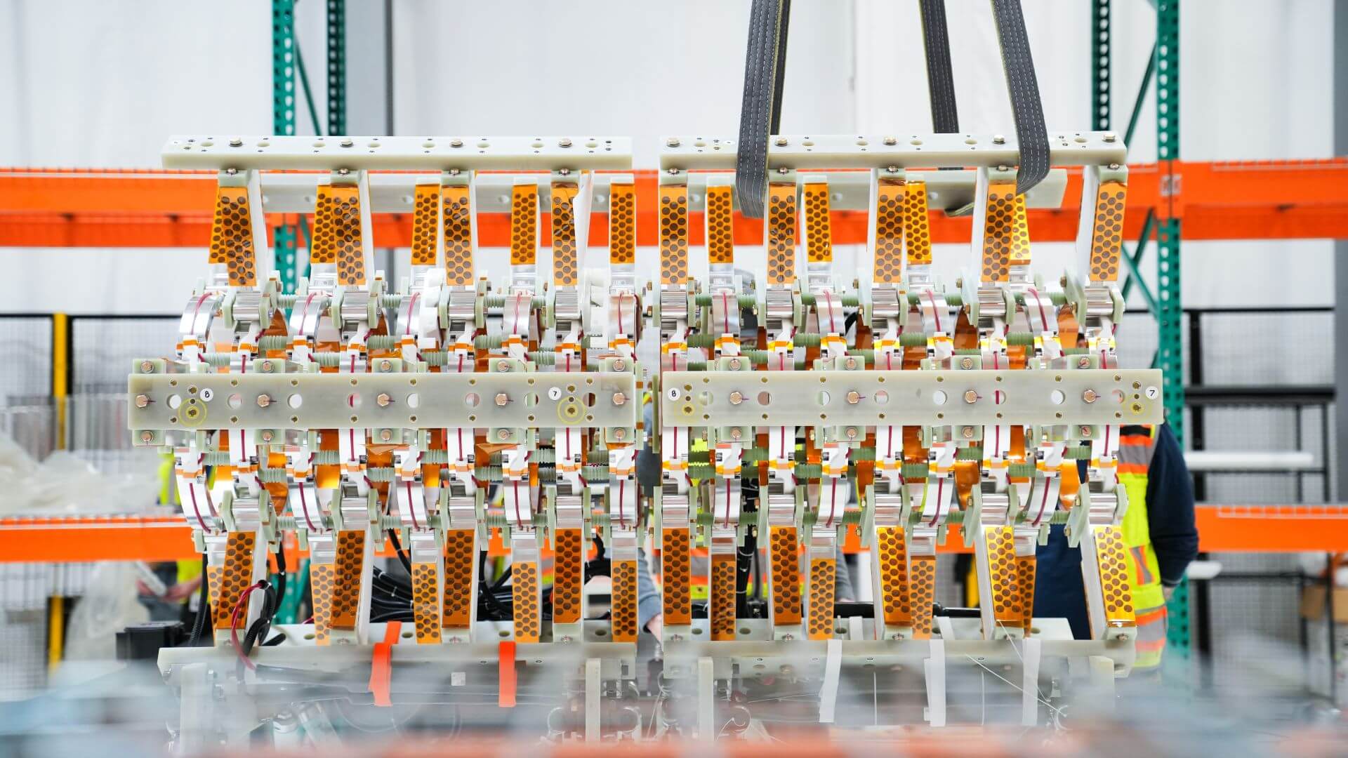 Fusion hardware under assembly at Helion