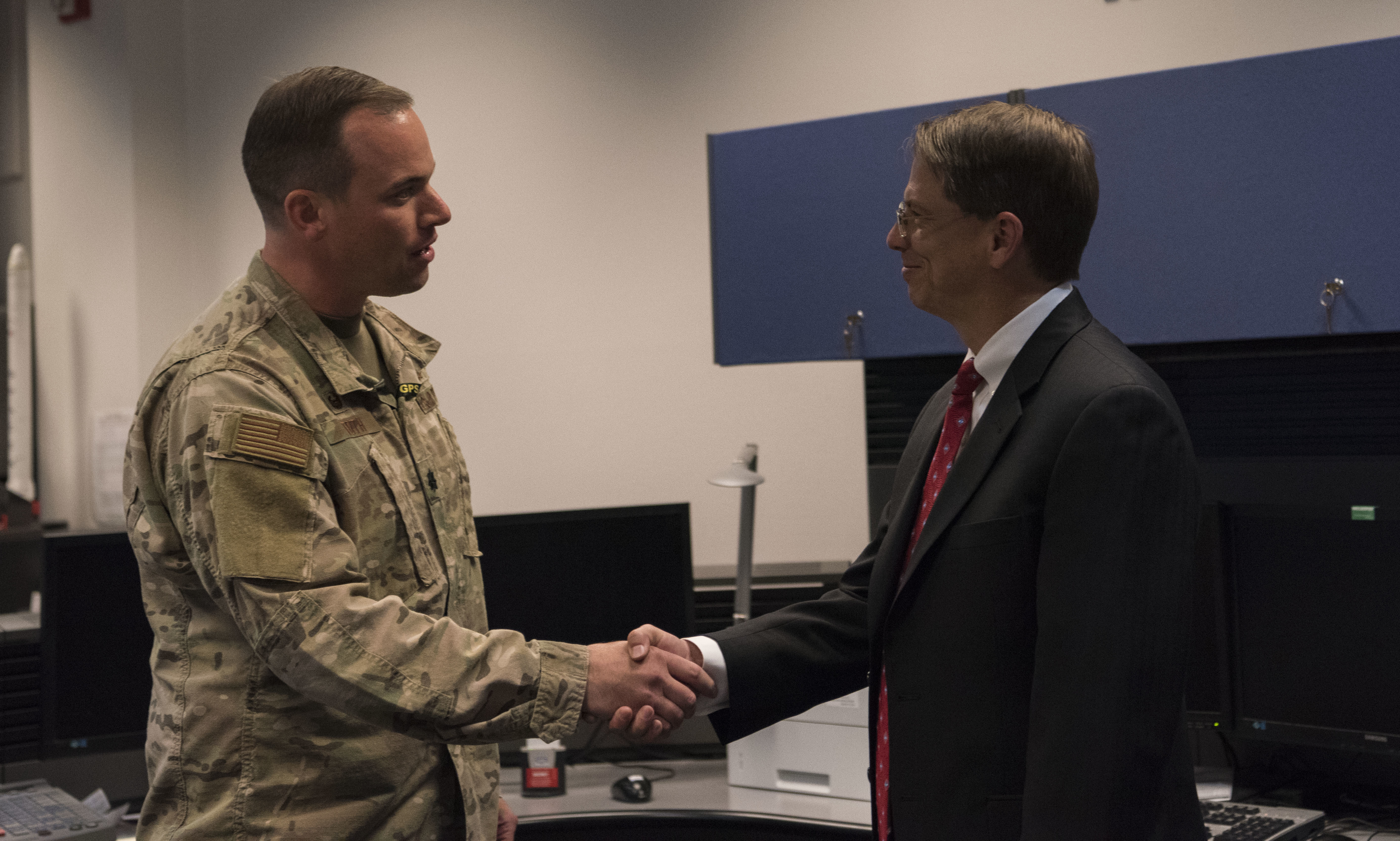 At Schriever Air Force Base, home of the 2nd Space Operations Squadron