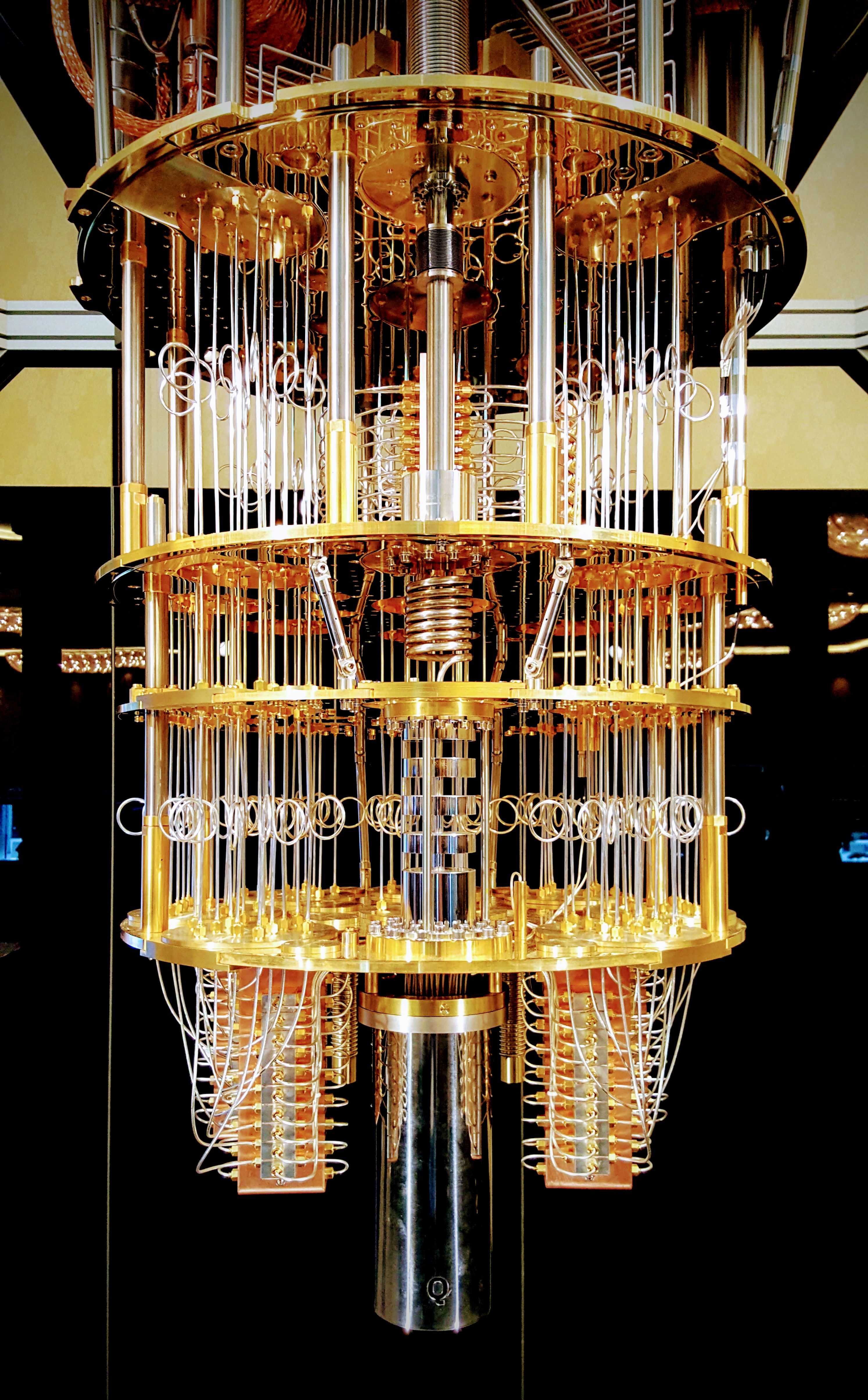 IBM's 50-qubit quantum computer prototype exhibited at CES 2018
