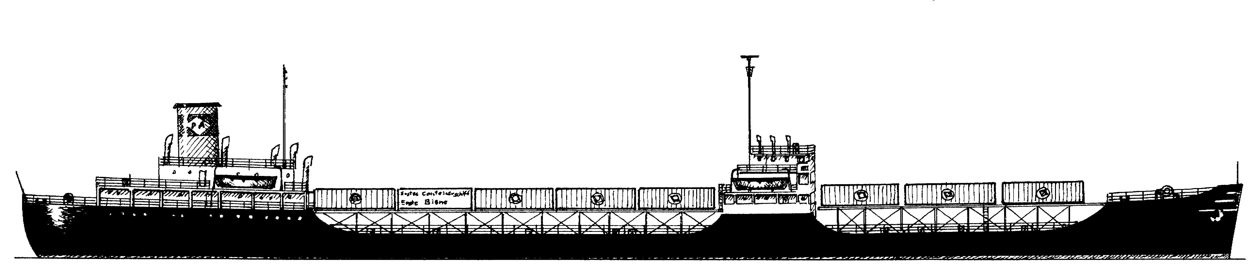 The container steamship Ideal X
