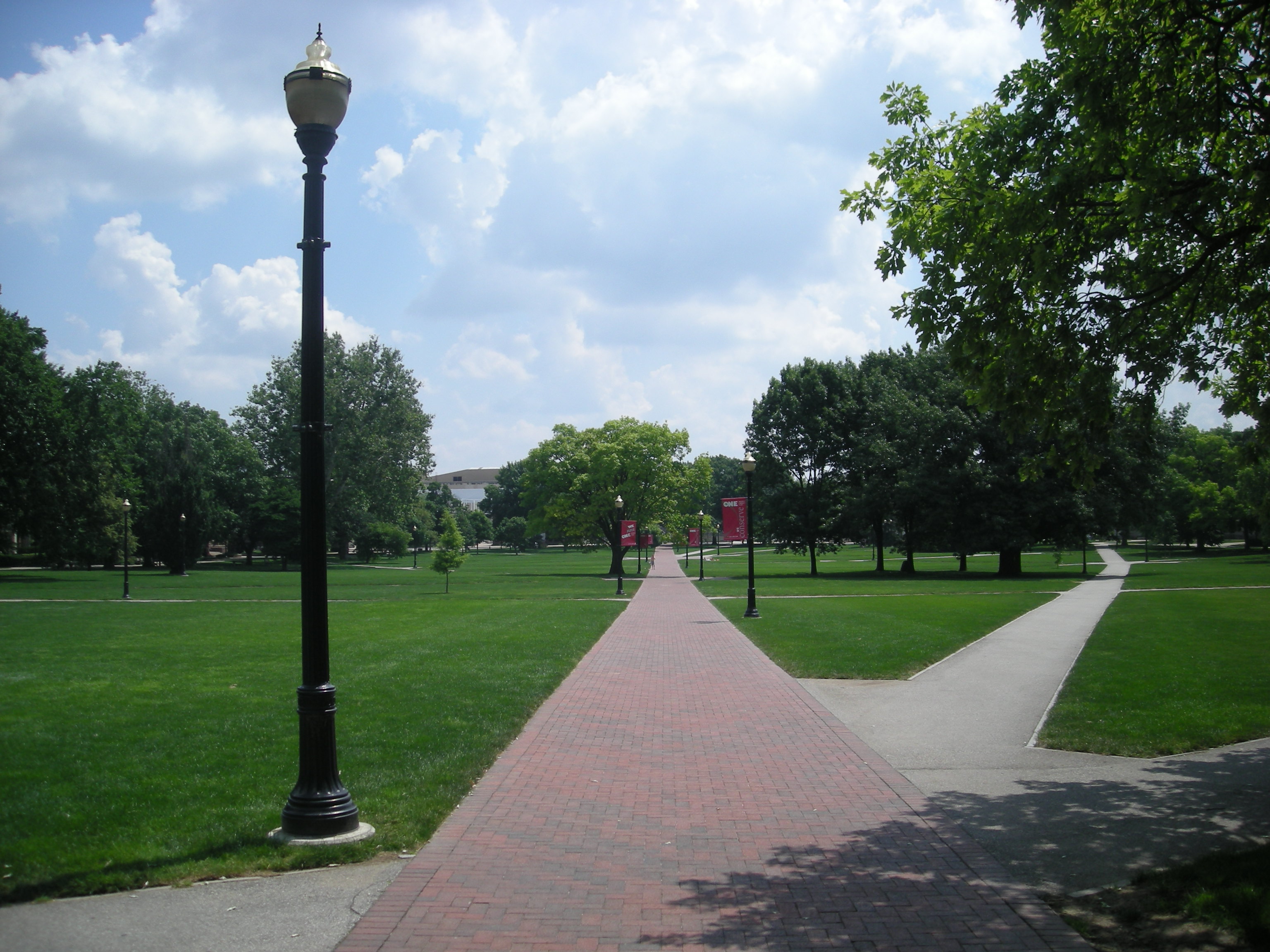 The Oval on the campus of Ohio State University